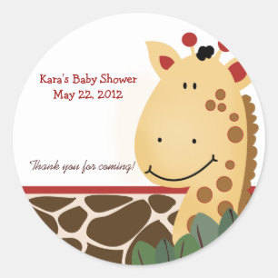 Zanzibar Jungle Giraffe Print Custom Gevor Sticker