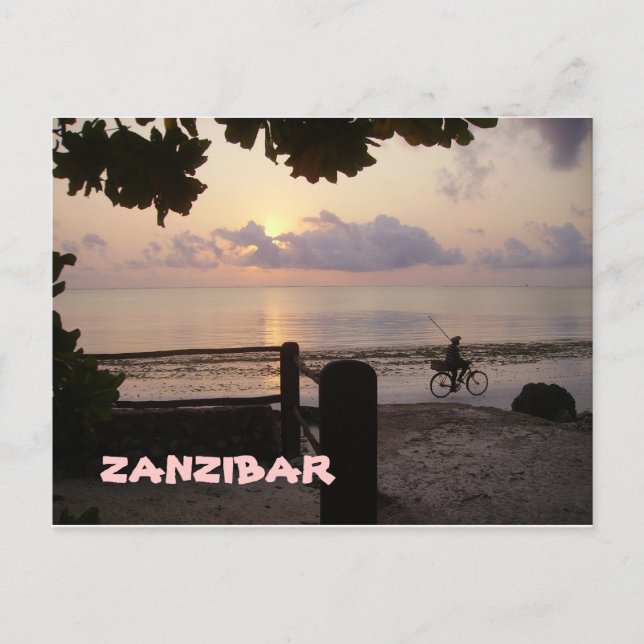 ZANZIBAR SUNRISE POSTKARTE (Vorderseite)