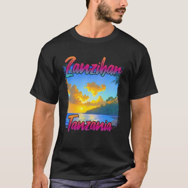 Zanzibar Sunset T-Shirt (Vorderseite)