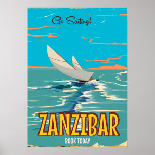 Zanzibar Vintage-Plakat Poster