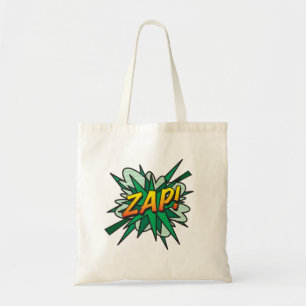 ZAP Comic Book Fun Moderne Typografie Tragetasche