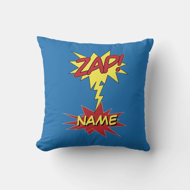 ZAP! Custom throw Kissen (Vorderseite)