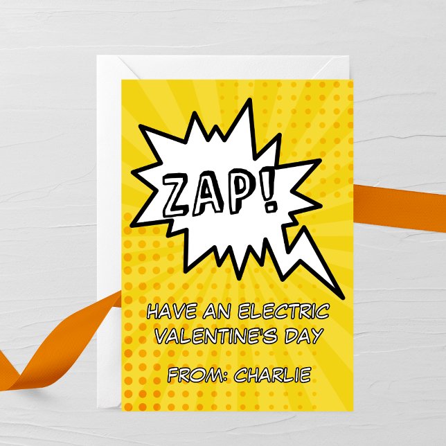 Zap! Electric Valentine’s Day Card Mitteilungskarte (Von Creator hochgeladen)