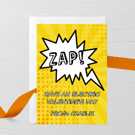 Zap! Elektrische Valentinstagskarte Mitteilungskarte