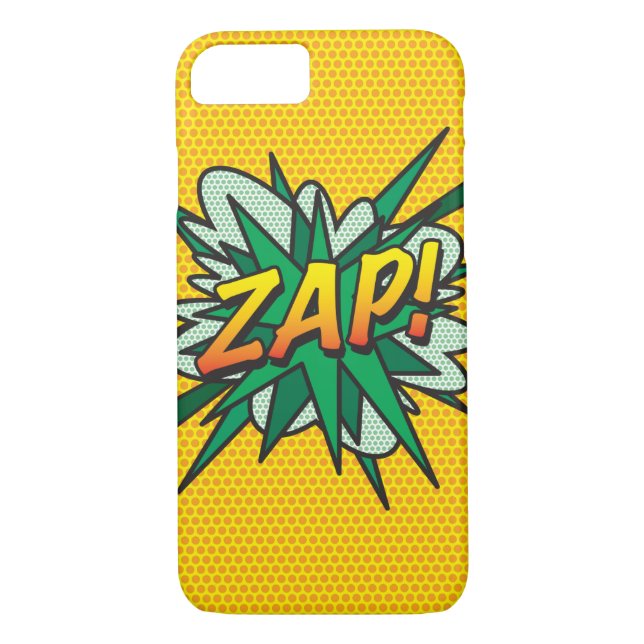 ZAP Fun Retro Comic Pop Kunst, Dichtung und Musik Case-Mate iPhone Hülle (Rückseite)