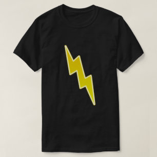 Zap - gelben Blitz-Bolzen T-Shirt