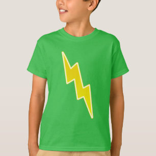 Zap - gelben Blitz-Bolzen T-Shirt