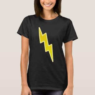 Zap - gelben Blitz-Bolzen T-Shirt