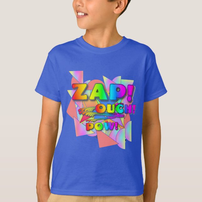 Zap Ouch Pow Boys T - Shirt (Vorderseite)