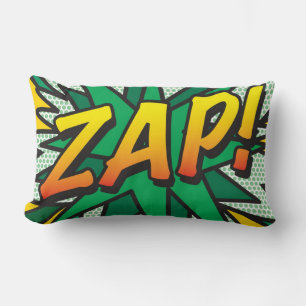 ZAP POW Lustige Retro-Comic-Book-Pop-Art Lendenkissen