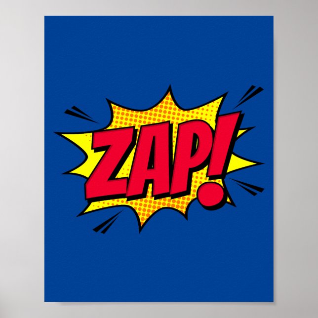 Zap! Retro-Pop-Kunstexplosion Poster (Vorne)