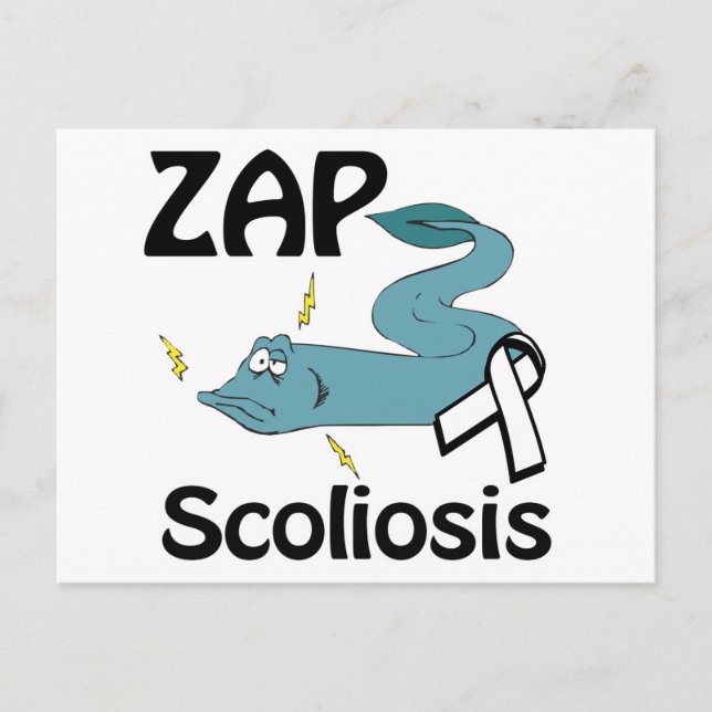 ZAP Scoliose Postkarte (Vorderseite)