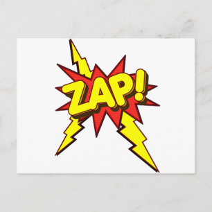Zap, Zing, Peng! Postkarte