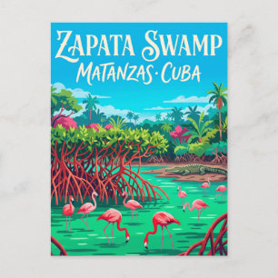 Zapata-Sumpf Kuba Postkarte