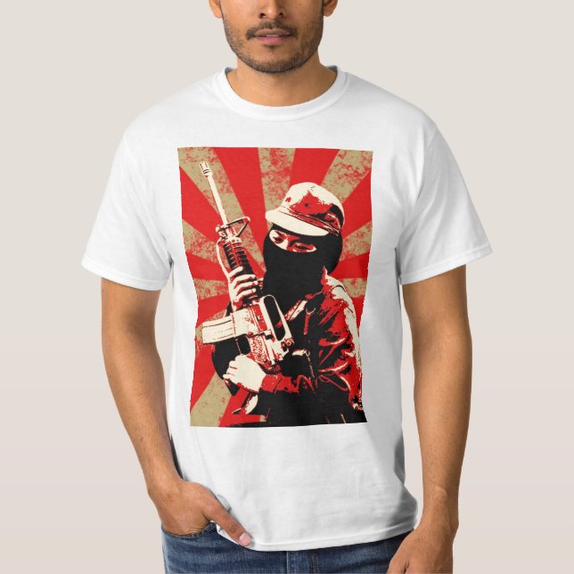 Zapatista durch zorniges T-Shirt (Vorderseite)