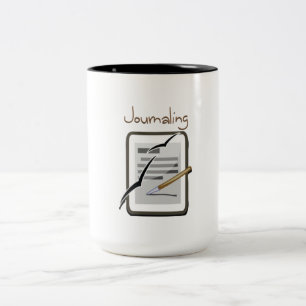 Zapfen mit der Tee-Tasse Zweifarbige Tasse