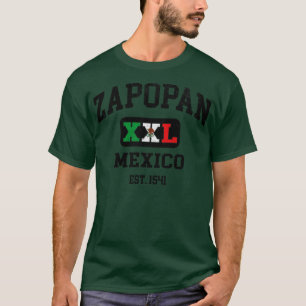 Zapopan Mexico XXL Athletic Design T-Shirt