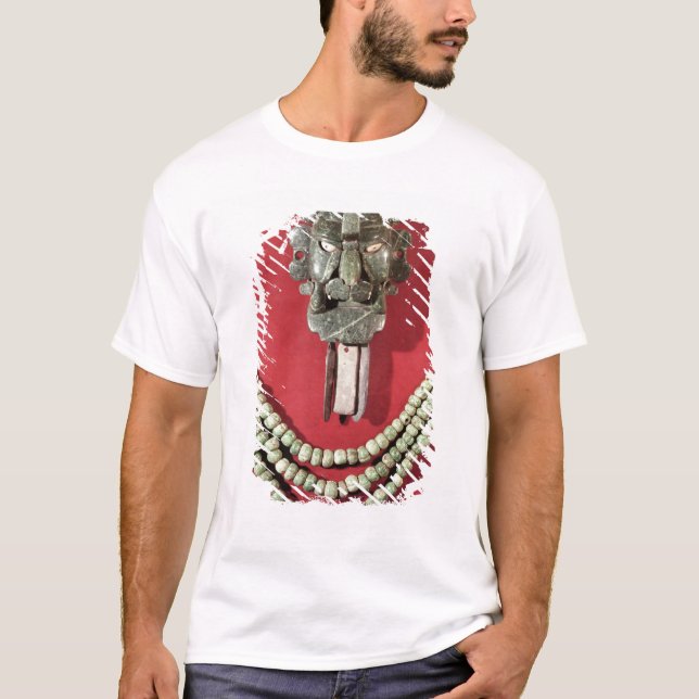 Zapotec Brust die Form der Maskendarstellung T-Shirt (Vorderseite)