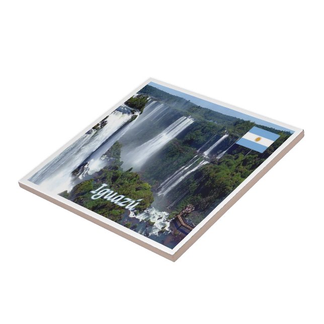 zAR029 IGUAZU FALLS, Argentinien, Amerika, Fliese (Seite)