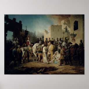 Zar Iwan IV erobernkasan im Jahre 1552, 1894 Poster