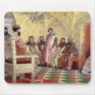 Zar Mikhail Fyodorovich mit Boyars Mousepad