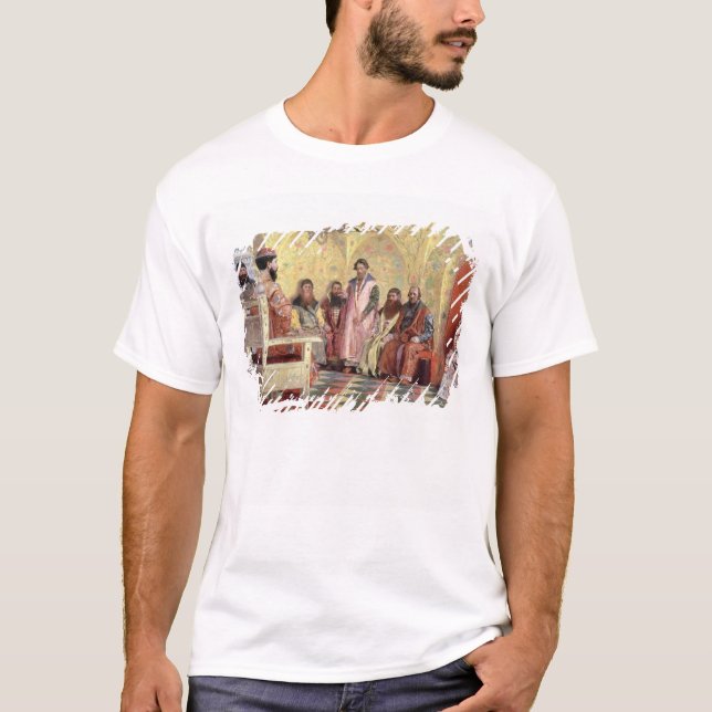 Zar Mikhail Fyodorovich mit Boyars T-Shirt (Vorderseite)