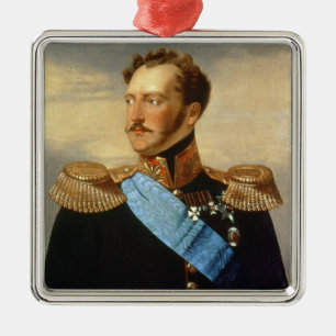 Zar Nicholas I Ornament Aus Metall