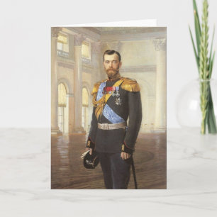 Zar Nicholas II Karte
