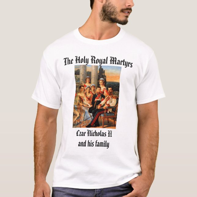 Zar Nicholas II und Familie T-Shirt (Vorderseite)