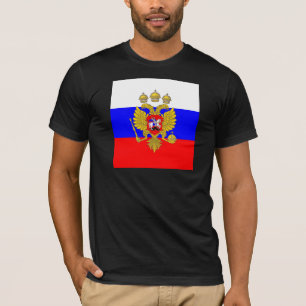 Zar von Muscovia, Russland-Flagge T-Shirt