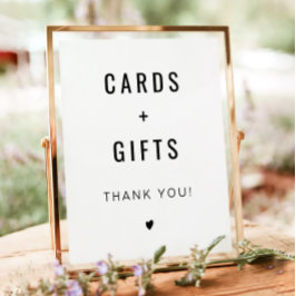 ZARA Moderne Minimalistische Karten und Geschenke Poster