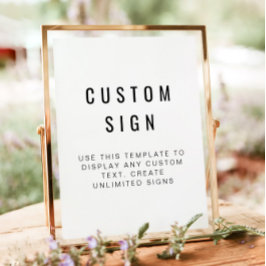 ZARA Modernes, Minimalistisches, benutzerdefinierb Poster