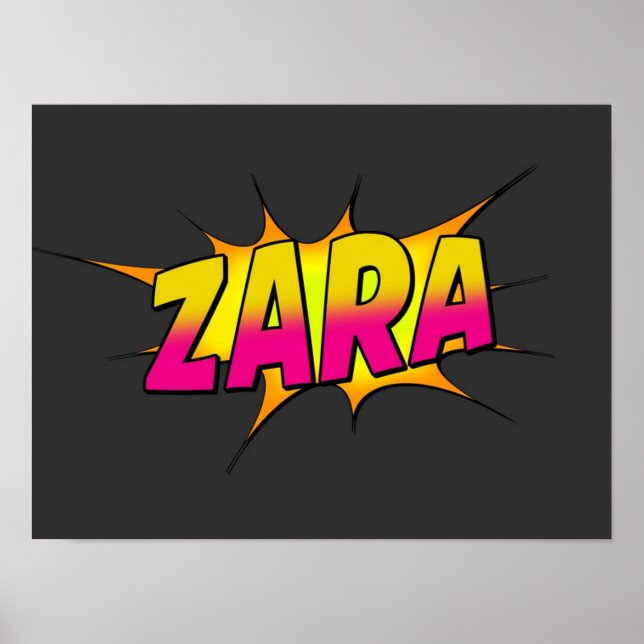 Zara Poster (Vorne)