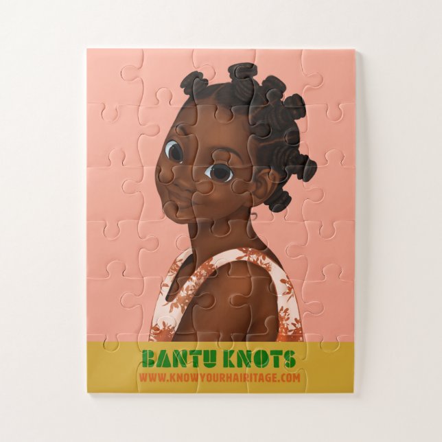 Zara’s Wash Day- Bantu Knots Puzzle 11X14 30pc (Vertikal)