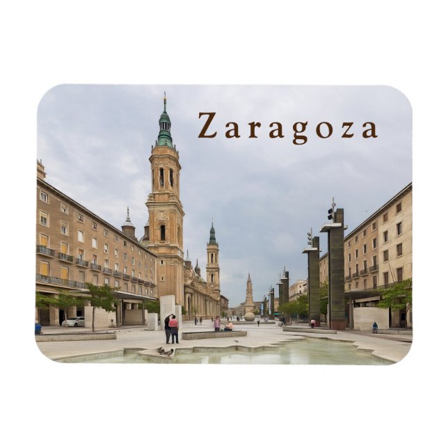 Zaragoza. #14. magnet (Horizontal)