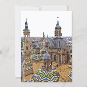 Zaragoza. Die Kathedrale der Gottesmutter der Säul Einladung