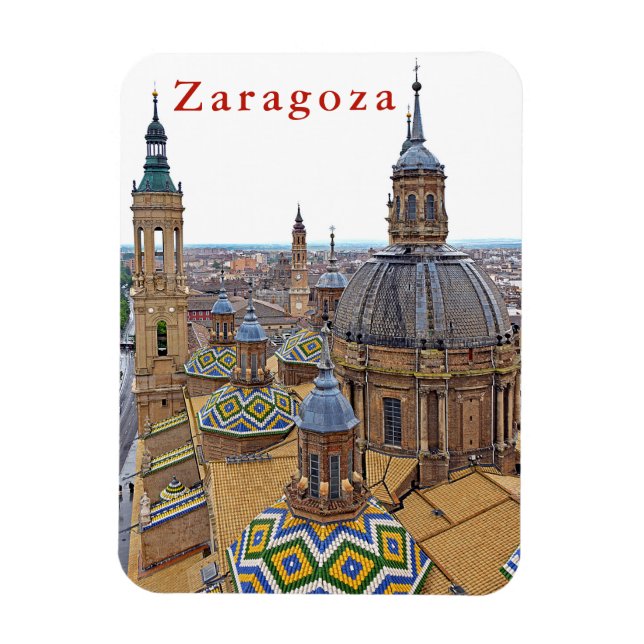 Zaragoza. Die Kathedrale der Gottesmutter der Säul Magnet (Vertikal)