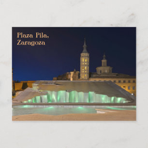 Zaragoza Fossilienmuseum Postkarte