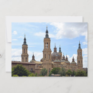 Zaragoza. Kathedrale der Gottesmutter der Säule. Einladung