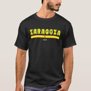 Zaragoza Spanien Fahne Espana Tourismus Souve T-Shirt