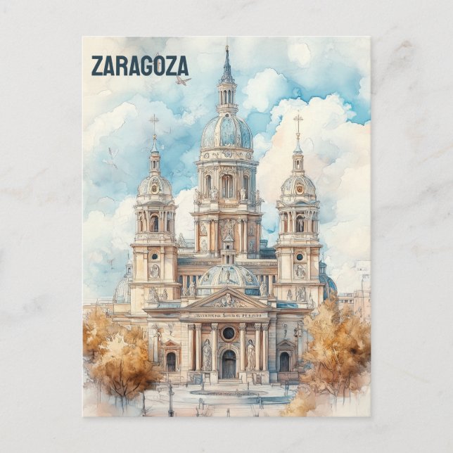 Zaragoza Spanien Postkarte (Vorderseite)