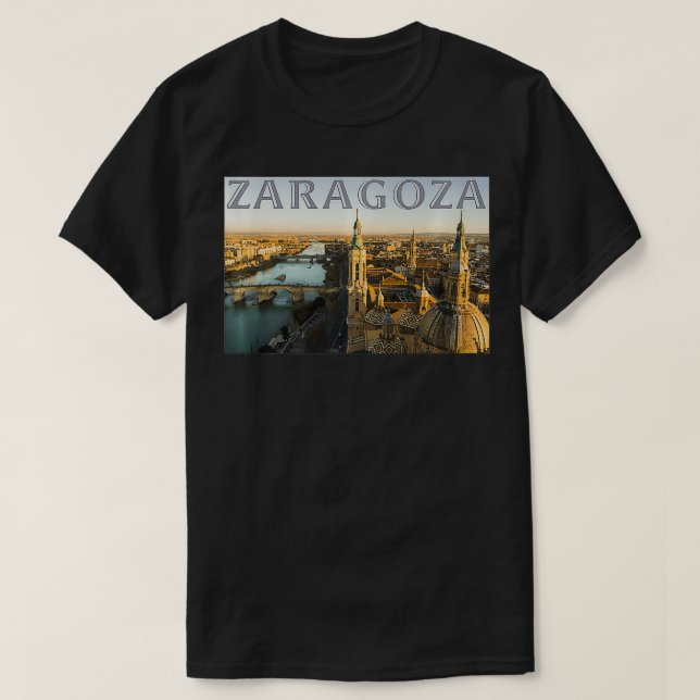 Zaragoza Spanien Premium T-Shirt (Design vorne)