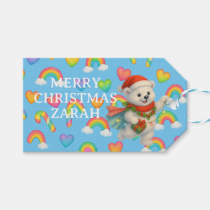 Zarah der tanzende Eisbär — Geschenkanhänger (Kind