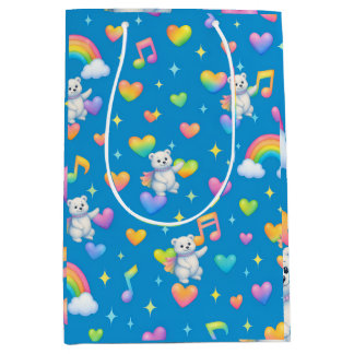 Zarah der tanzende Eisbär | Geschenkpapier Mittlere Geschenktüte