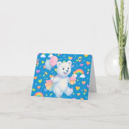 Zarah the Dancing Polar Bear — Thank You Cards  Dankeskarte