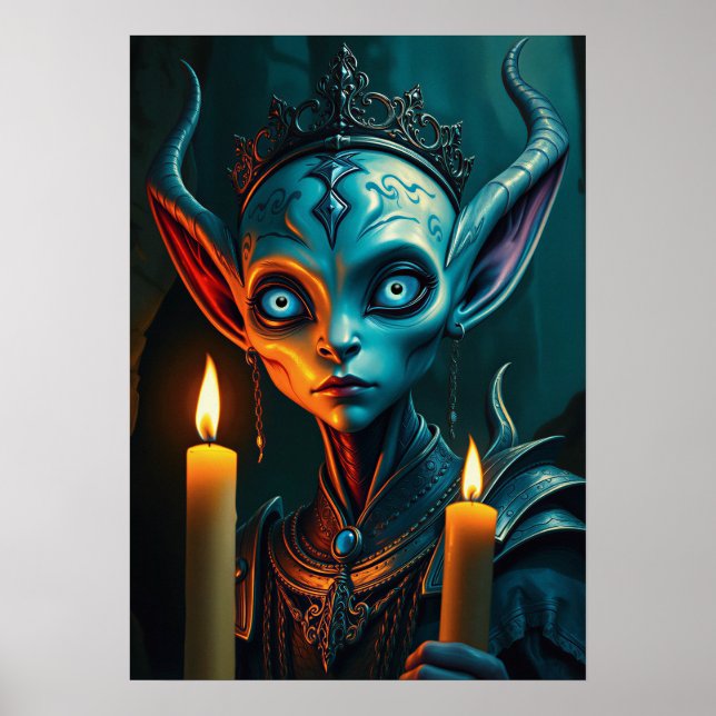 Zarathos der Flammenritualist - Dark Fantasy Poster (Vorne)