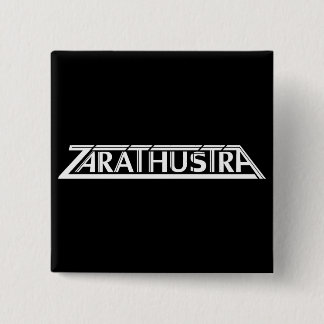 Zarathustra Logo-kleiner quadratischer Knopf Button