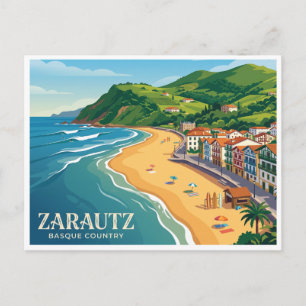 Zarautz Spanien Postkarte