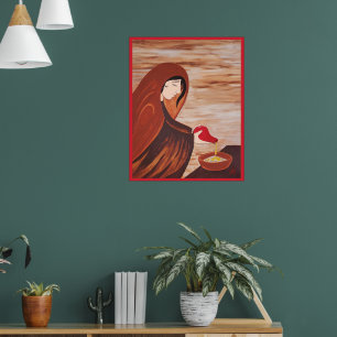 Zarephath Widow (Trust in God) Gemälde von JAD Poster