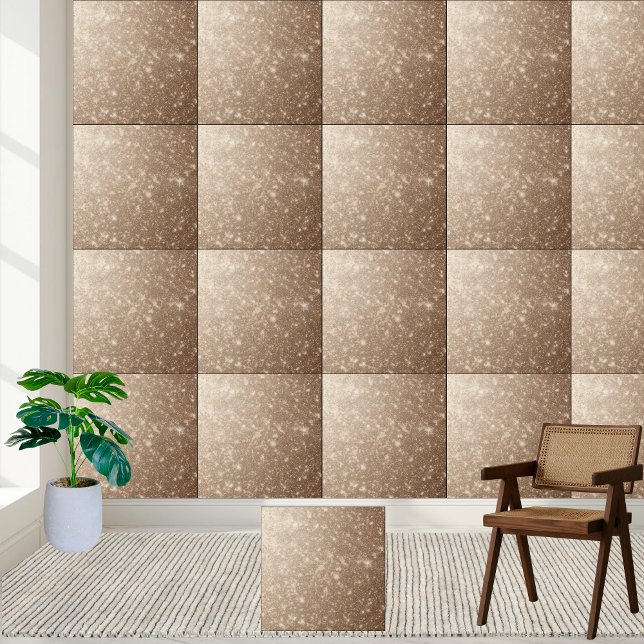 Zarge beige Glitzer Fußboden Wand Keramik Tile Fliese (Sparkling Beige Glitter Floor Wall Ceramic Tile)